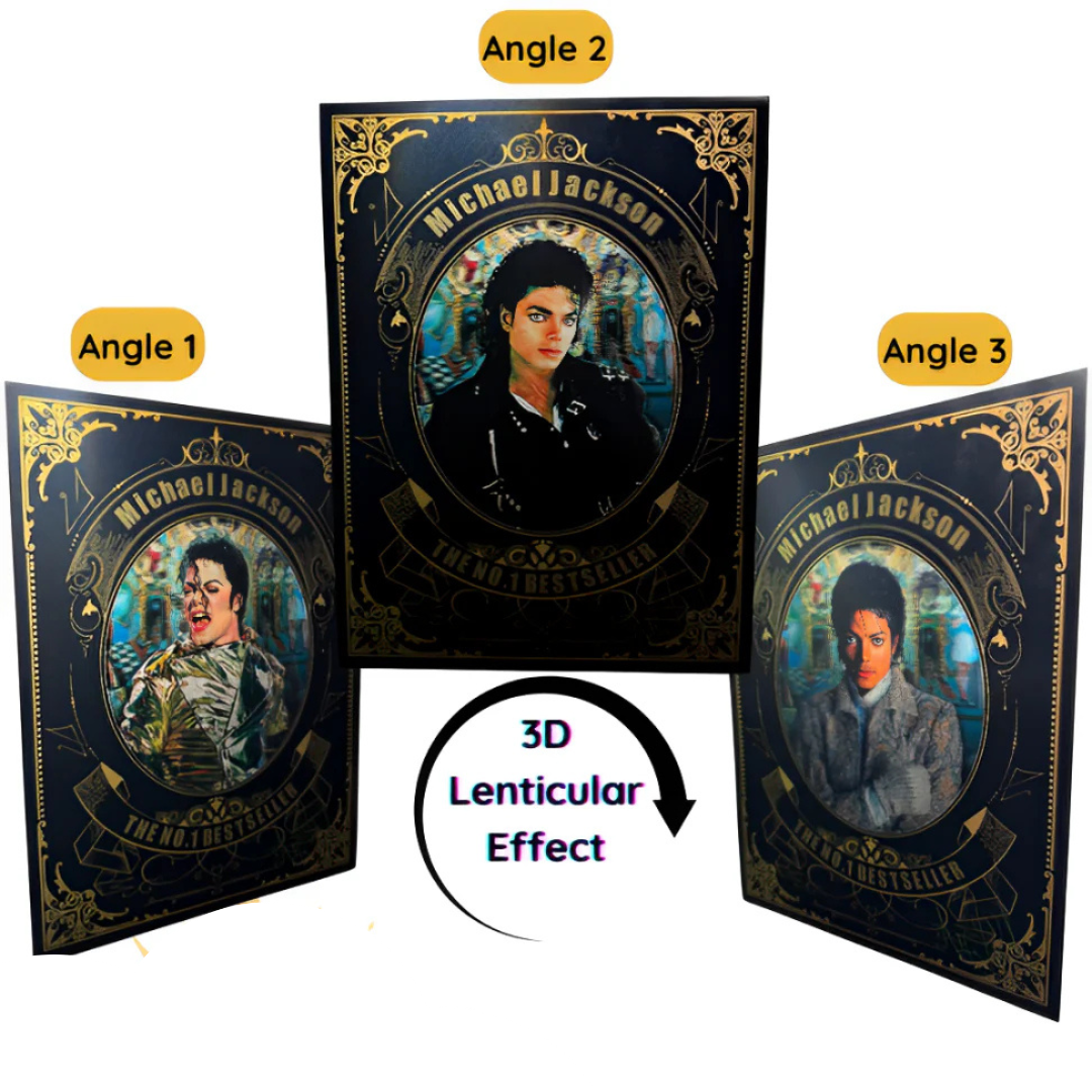 The Legend Pop in Motion 3D Art Poster